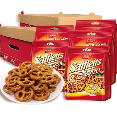 Tuzlu kraker halka atıştırmalık, kelebek bisküvi halkası 90 g, pasta süsü