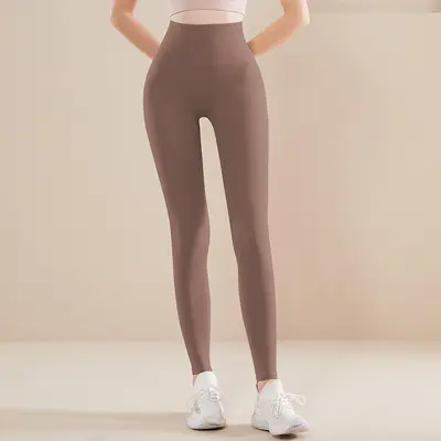 Damen-Sportleggings mit hohem Bund, Po-Lift, für Pilates und Fitness - 12