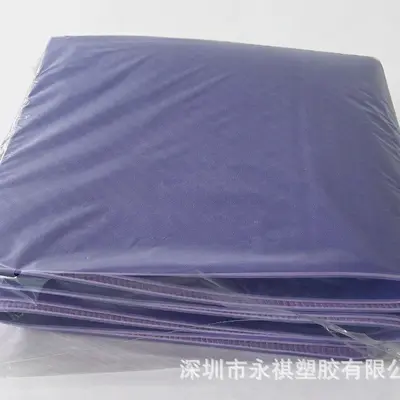 EVA yoga mat, foldable, double-color, portable