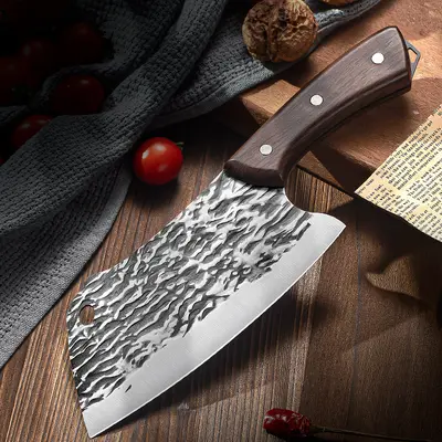 Kitchen knife set for meat, vegetables and bone chopping - 7