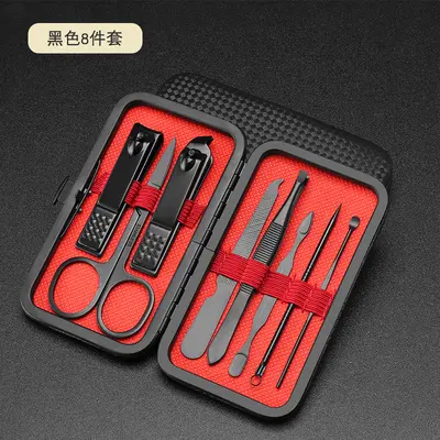 Stainless steel nail scissors set, 8-23 pieces manicure tools - 7