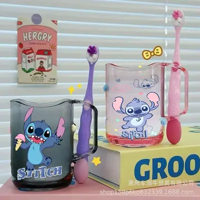 Anime Baskılı Çocuk Diş Fincanı, Sevimli Banyo Gargara Bardağı - 4