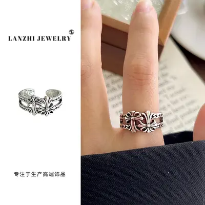 Lanzi beliebter Ring aus Thai-Silber für Damen, minimalistisches Design, vielseitig kombinierbar, stapelbar, 925er Silberschmuck - 7