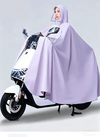 Raincoat for electric bikes and motorcycles, adult - 7