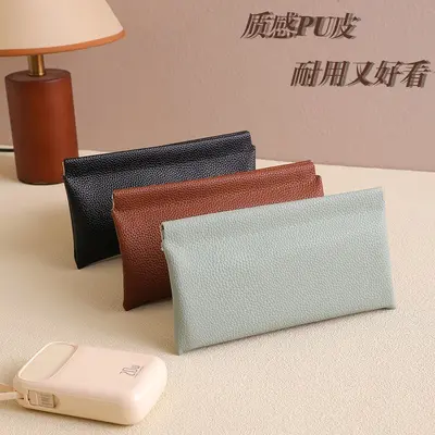 Cash Wallet Lychee Grain Minimalist Spring Coin Purse Large Long Portable Storage Pouch Men Women Small Wallet
