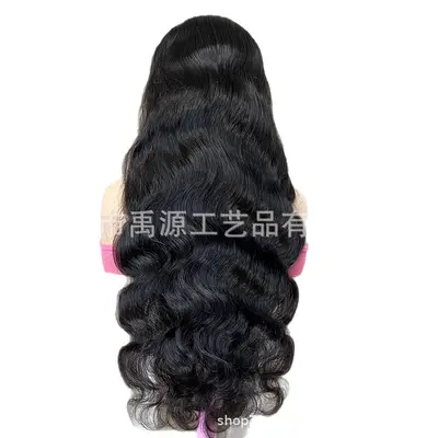 13x4 Body Wave Lace-Verschluss-Perücke, 100% Echthaar