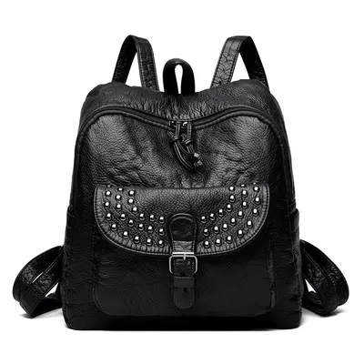 Women's Double-Strap Casual Backpack, Japanese-Korean Style - 5