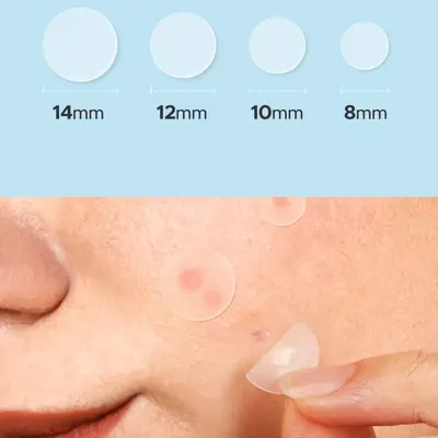 Hydrocolloid-Pickelpflaster, unsichtbar, atmungsaktiv, großformatig