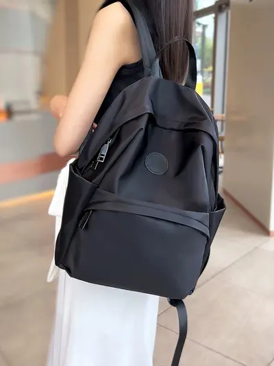 Lightweight Waterproof Oxford Fabric Women's Travel Backpack with Laptop Compartment - 8