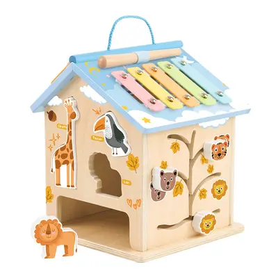 Montessori busy book house - multifunctional game