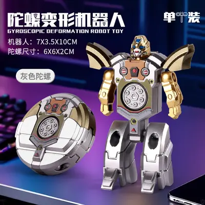 Transformable Robot Fidget Spinner Stress Relief Toy - 8