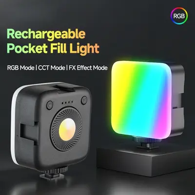 RGB Handy-Aufhelllicht tragbare Mini-Taschenlampee Outdoor-Foto-Video LED-Tofueleuchte Live-Stream Beauty-Light - 2