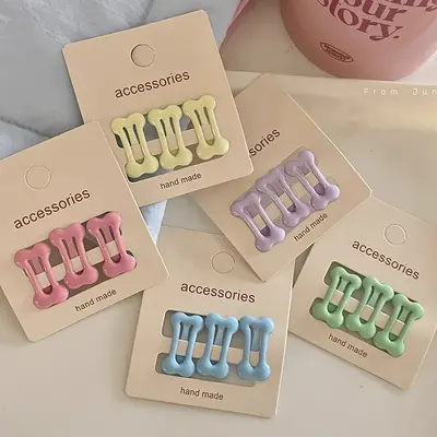 Dog Bone Hair Clip Set, Daily Small Clips
