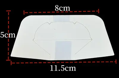 Tabletop Advertising Stand with Paper Back Support for A4/A3 Cards - 7