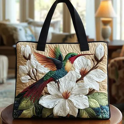 3D Printed Women's Handbag, Large Capacity Tote Bag - 12