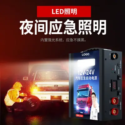 Car Emergency Jump Starter Power Bank 12/24V Universal for Trucks and Cars - 4
