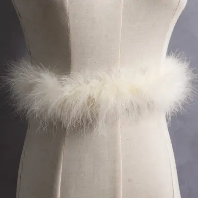 Full-Length Plush Turkey Feathers and Decorative Feather Strips - 10