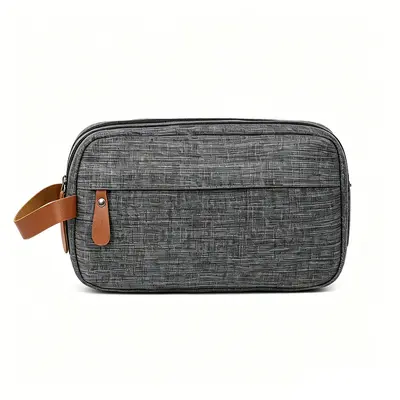 Men's Travel Toiletry Bag, Large Capacity with Compartments, Portable - 7