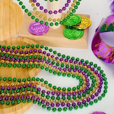 Colored Plastic Beads, Linking Beads, Wedding Decoration Door Curtain Beads