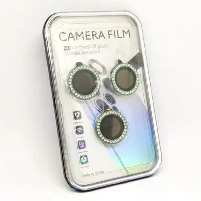 Apple 15 Pro Max lens filmi 16/15 Plus nokta elmas kartal gözü 16 Pro cam kamera koruma halkası için uygun - 13