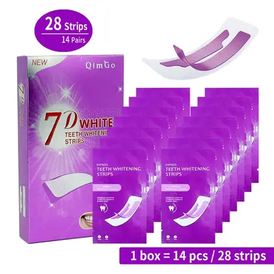 7D Teeth Whitening Strips, Stain Removal with Sea Salt, Brightening - 5