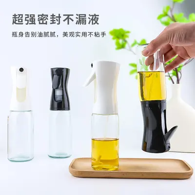 Wholesale Glass Oil Spray Bottle BBQ Steak Frying Oil Control Pot Olive Oil Cooking Oil Vinegar Multi-function Oil Spray Bottle