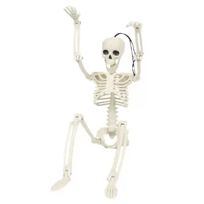 Halloween Skeleton Decoration 40cm Glow-in-the-Dark Clown Prop, 3D