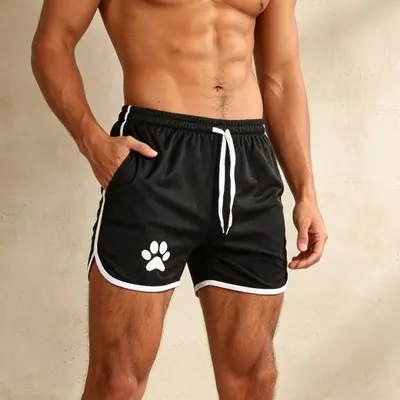 Men's Quick-Dry Running Shorts, Compression Fit, Breathable, 3/4 Length - 4