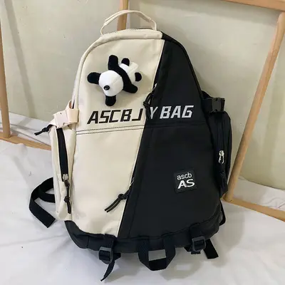 Men's Backpack 2024, Korean Style High School Bag, Large Capacity - 13