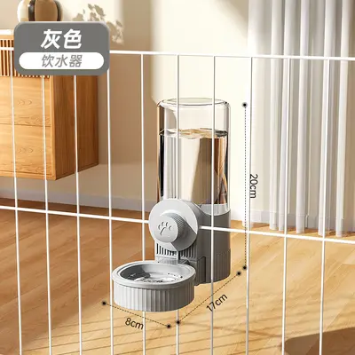 猫咪悬挂式宠物饮水器狗狗喝水用品悬挂笼子狗盆猫碗自动喂食器 - 7