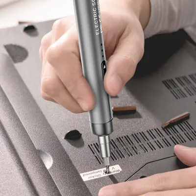 Mini Elektrikli Tornavida Hassas Şarjlı Taşınabilir Saat Bilgisayar Telefon Onarım