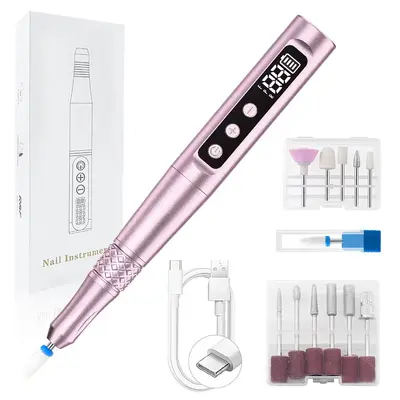 Cross-border Professional Nail File Electric Nail Drill Manicure Grinding Polisher Nail Filing Pen Nail Art Grinding Machine - 10