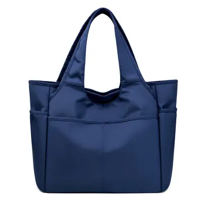 Large-Capacity Oxford Cloth Women's Shoulder Bag with Multiple Pockets - 9