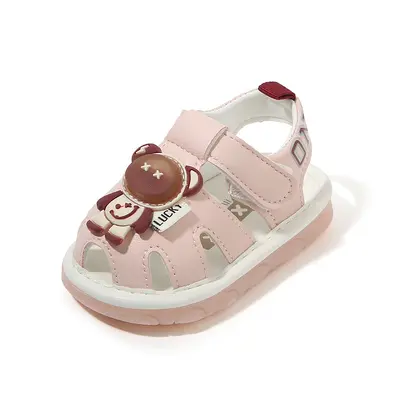 Baby First Walking Shoes with Soft Sole, Non-Slip Breathable Summer Sandals - 7