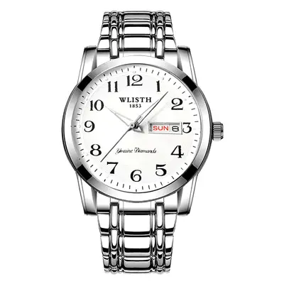 WLISTH men's quartz watch, large numerals, waterproof - 4