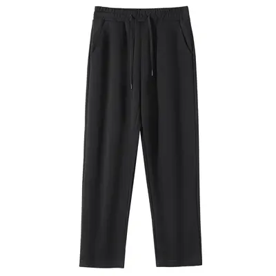 Men's Loose Solid Color Sweatpants, Spring and Autumn, Plus Size - 7