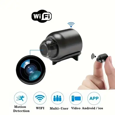 Smart surveillance camera X5, HD night vision, WiFi, indoor/outdoor