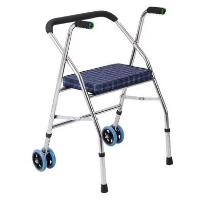 Foldable Height-Adjustable Rollator Walker for Elderly and Rehabilitation - 7