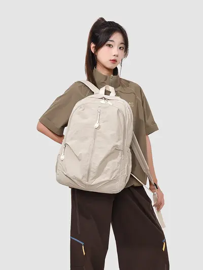 Women's Daily Backpack, Ultra-Light, Waterproof, Large Capacity - 3