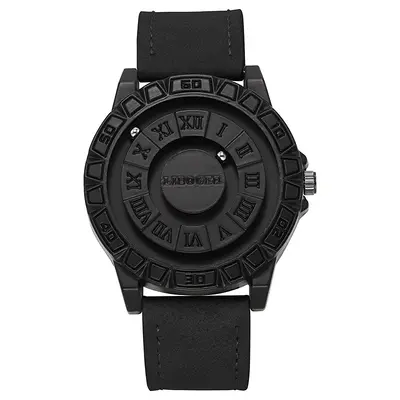 Herren-Quartz-Uhr, Magnetkugel-Design, Stahlarmband - 9