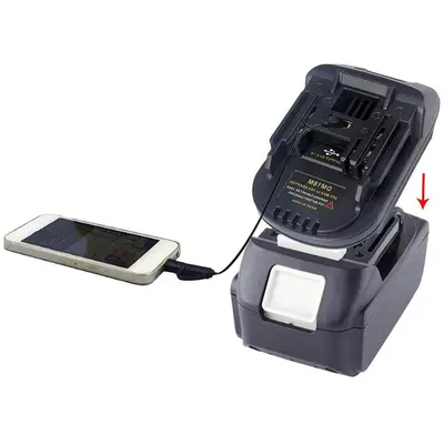 Lityum Pil Adaptörü DM18M BS18MT BPS18M İçin Ahşap Alet Dönüştürücü