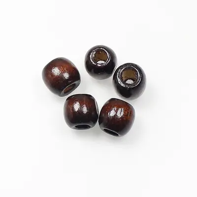 Maple Wood Large Hole Loose Beads for DIY Handmade Jewelry