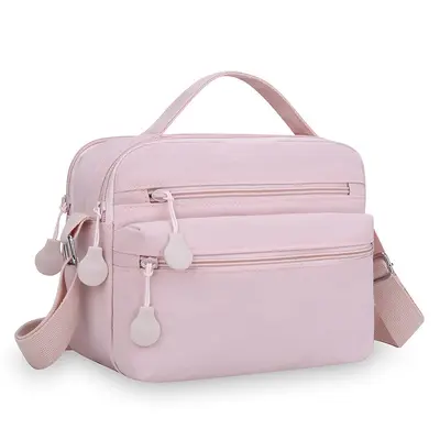 Small Square Nylon Crossbody Bag, Multifunctional Women's Shoulder Bag - 7