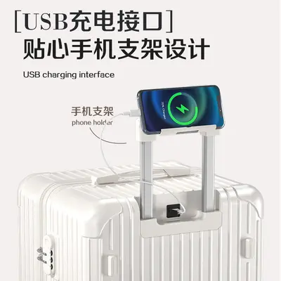 32-Inch Extra-Large Women's Trolley Suitcase with Combination Lock - 5