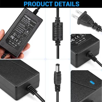24V masaüstü güç adaptörü 2A-15A sertifikalı