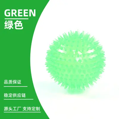 Spiky Squeaky Dog Ball, Chew-Resistant, Teeth Cleaning for Large Dogs - 8