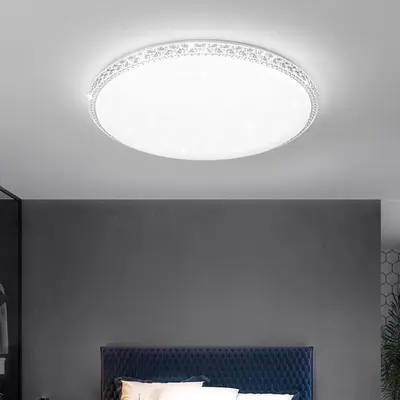 LED Ceiling Light with Crystal, Energy-Saving Bedroom and Living Room Set
