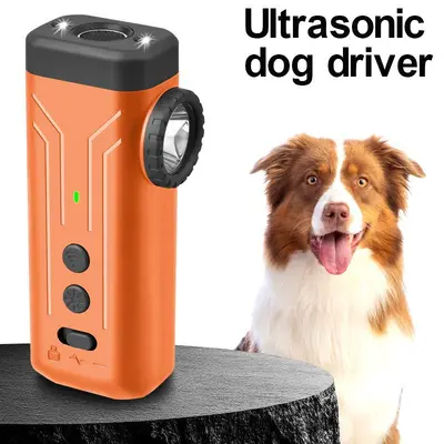 Ultrasonic Dog Repeller, Dual-Core Long-Range, Dual-Light, Rechargeable - 12