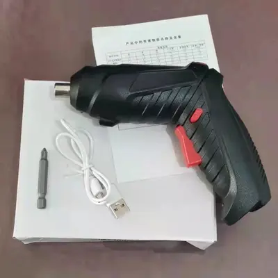 Mini elektrikli tornavida sınır ötesi dönüştürülebilir tornavida şarj edilebilir lityum pil çok fonksiyonlu ev tipi elektrikli matkap seti - 11