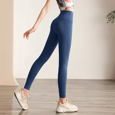 High-Waisted Butt-Lift Tummy-Control Shark Leggings - 9